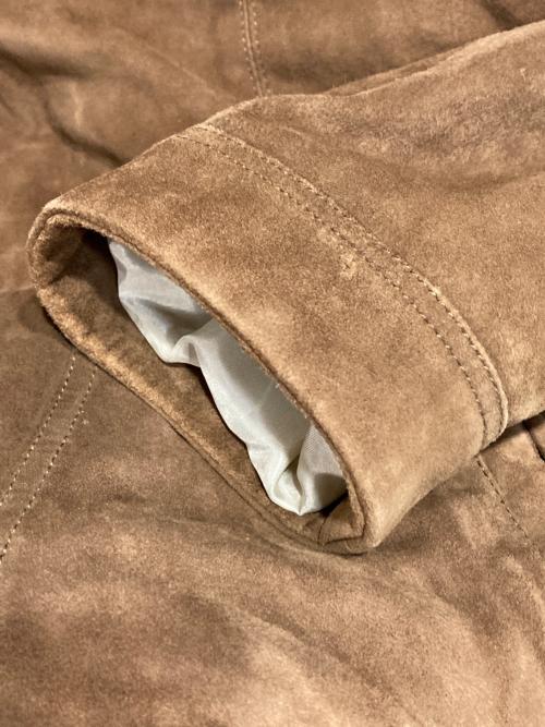 BOSS HUGO BOSS（ボス ヒューゴボス）BOSS HUGO BOSS (ボス ヒューゴボス) スウェードジャケット ブラウン サイズ:UK46の古着・服飾アイテム