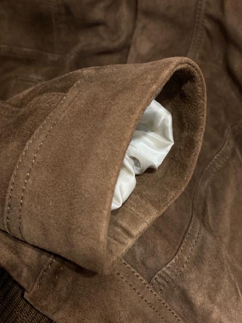 BOSS HUGO BOSS（ボス ヒューゴボス）BOSS HUGO BOSS (ボス ヒューゴボス) スウェードジャケット ブラウン サイズ:UK46の古着・服飾アイテム
