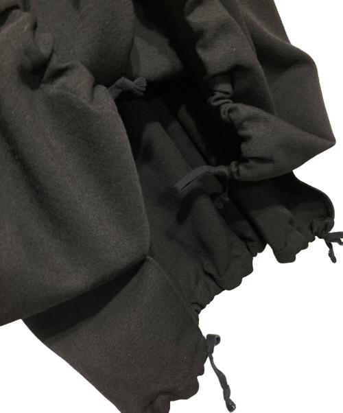 COMME des GARCONS COMME des GARCONS（コムデギャルソン コムデギャルソン）COMME des GARCONS COMME des GARCONS (コムデギャルソン コムデギャルソン) ウールギャバ変形スカート ブラック サイズ:Sの古着・服飾アイテム