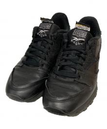 REEBOK×Maison Margiela（リーボック×メゾンマルジェラ）の古着「ローカットスニーカー/Classic Leather Memory Of Shoes」｜ブラック