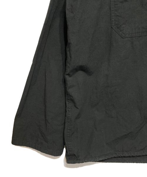 nanamica（ナナミカ）nanamica (ナナミカ) コットンウールデッキシャツ ブラック サイズ:XLの古着・服飾アイテム