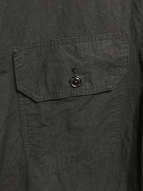 nanamica（ナナミカ）nanamica (ナナミカ) コットンウールデッキシャツ ブラック サイズ:XLの古着・服飾アイテム