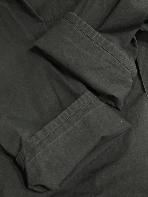 nanamica（ナナミカ）nanamica (ナナミカ) コットンウールデッキシャツ ブラック サイズ:XLの古着・服飾アイテム