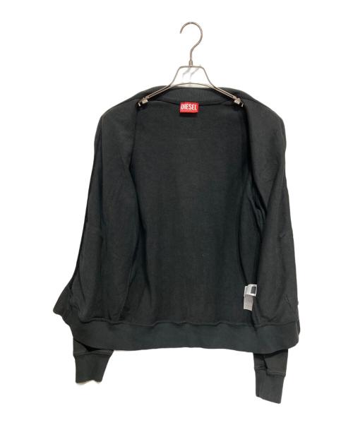 DIESEL（ディーゼル）DIESEL (ディーゼル) ZIP UP SWEAT ブラック サイズ:Sの古着・服飾アイテム