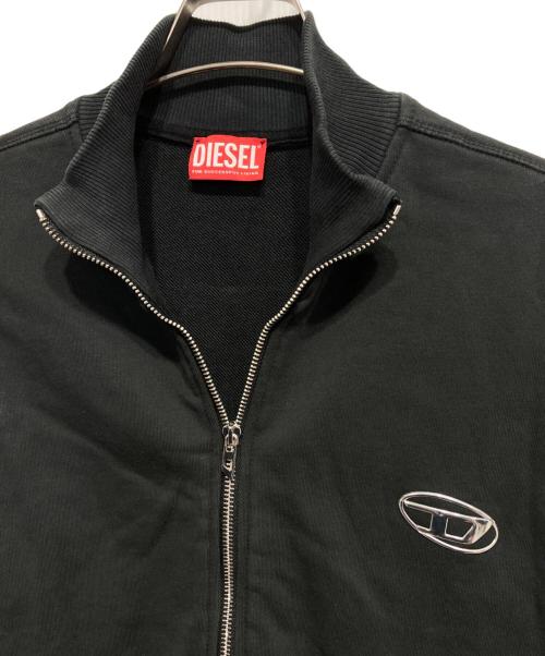 DIESEL（ディーゼル）DIESEL (ディーゼル) ZIP UP SWEAT ブラック サイズ:Sの古着・服飾アイテム