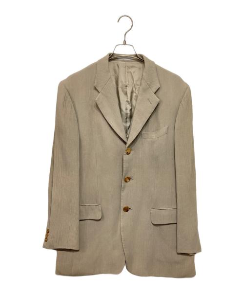 ISSEY MIYAKE MEN（イッセイミヤケメン）ISSEY MIYAKE MEN (イッセイミヤケメン) 3Bジャケット ベージュ サイズ:Lの古着・服飾アイテム