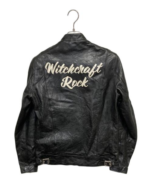 Hysteric Glamour（ヒステリックグラマー）Hysteric Glamour (ヒステリックグラマー) WITCHCRAFT ROCK pt ラムレザーシングルライダースJK ブラック サイズ:Sの古着・服飾アイテム