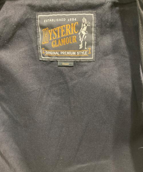 Hysteric Glamour（ヒステリックグラマー）Hysteric Glamour (ヒステリックグラマー) WITCHCRAFT ROCK pt ラムレザーシングルライダースJK ブラック サイズ:Sの古着・服飾アイテム