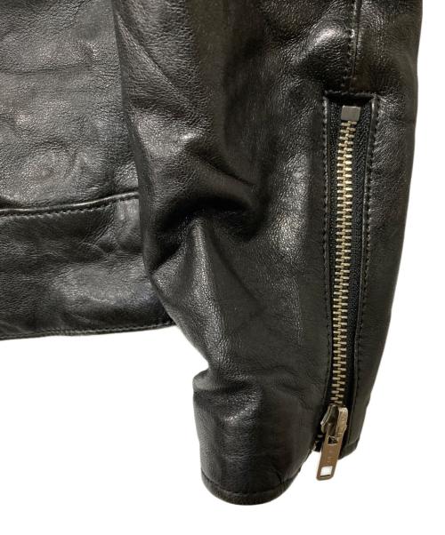 Hysteric Glamour（ヒステリックグラマー）Hysteric Glamour (ヒステリックグラマー) WITCHCRAFT ROCK pt ラムレザーシングルライダースJK ブラック サイズ:Sの古着・服飾アイテム
