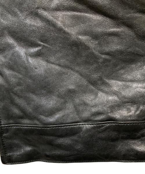 Hysteric Glamour（ヒステリックグラマー）Hysteric Glamour (ヒステリックグラマー) WITCHCRAFT ROCK pt ラムレザーシングルライダースJK ブラック サイズ:Sの古着・服飾アイテム