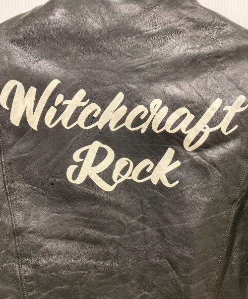 Hysteric Glamour（ヒステリックグラマー）Hysteric Glamour (ヒステリックグラマー) WITCHCRAFT ROCK pt ラムレザーシングルライダースJK ブラック サイズ:Sの古着・服飾アイテム