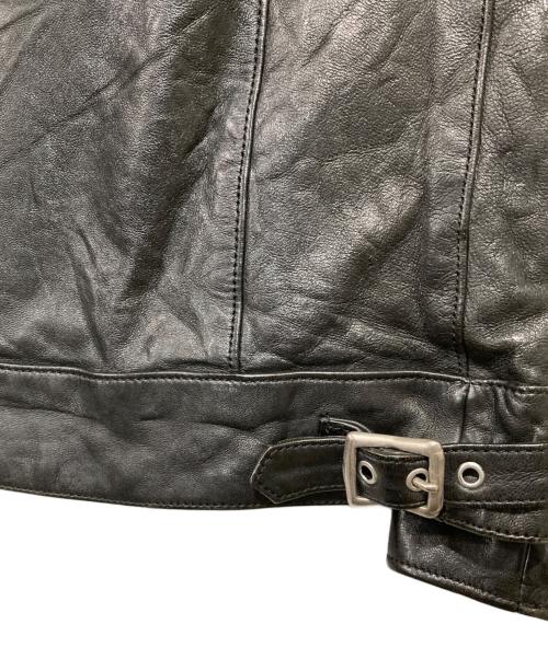 Hysteric Glamour（ヒステリックグラマー）Hysteric Glamour (ヒステリックグラマー) WITCHCRAFT ROCK pt ラムレザーシングルライダースJK ブラック サイズ:Sの古着・服飾アイテム