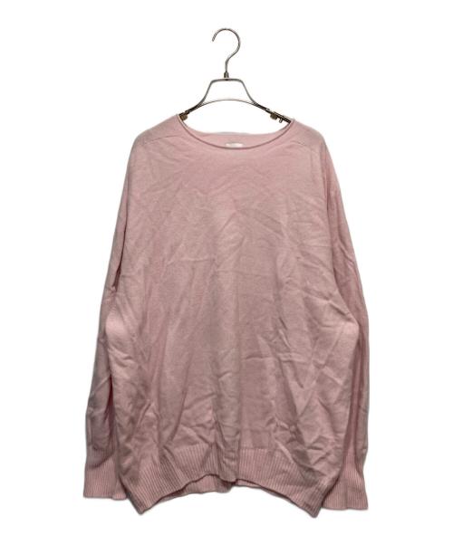 Spick and Span（スピック＆スパン）Spick and Span (スピック＆スパン) CHESSルーズボートネックプルオーバー ピンク サイズ:Freeの古着・服飾アイテム