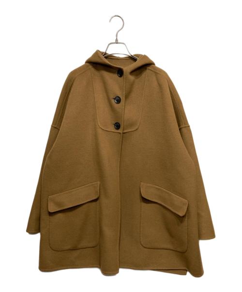 BASILE 28（バジーレ28）BASILE 28 (バジーレ28) コットンウールフーデッドコート ブラウン サイズ:9の古着・服飾アイテム