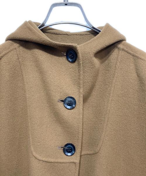 BASILE 28（バジーレ28）BASILE 28 (バジーレ28) コットンウールフーデッドコート ブラウン サイズ:9の古着・服飾アイテム