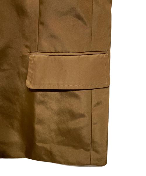 BASILE 28（バジーレ28）BASILE 28 (バジーレ28) ナイロンツイルテーラードジャケット ブラウン サイズ:9の古着・服飾アイテム