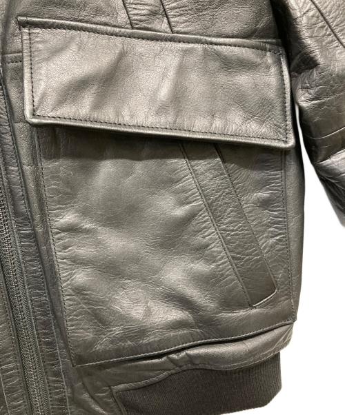 hotel palace（ホテルプレイス）hotel palace (ホテルプレイス) シングルライダース レザーJKT ブラック サイズ:Mの古着・服飾アイテム
