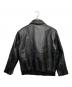 hotel palace (ホテルプレイス) シングルライダース レザーJKT ブラック サイズ:M：15000円
