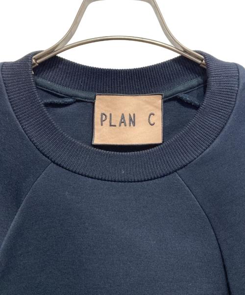 PLAN C（プランシー）PLAN C (プランシー) ワンポイントワッペンスウェット ネイビー サイズ:XSの古着・服飾アイテム