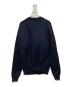 PLAN C (プランシー) ワンポイントワッペンスウェット ネイビー サイズ:XS：14000円