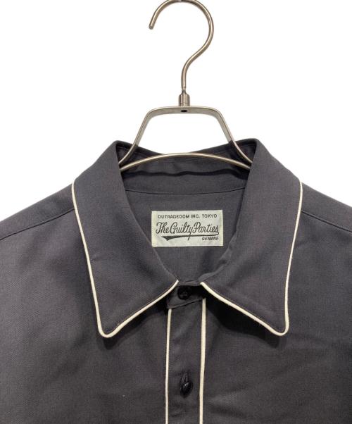 WACKO MARIA（ワコマリア）WACKO MARIA (ワコマリア) ウール パイピング ウエスタンシャツ グレー サイズ:Mの古着・服飾アイテム