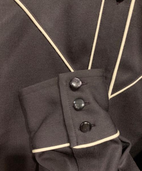 WACKO MARIA（ワコマリア）WACKO MARIA (ワコマリア) ウール パイピング ウエスタンシャツ グレー サイズ:Mの古着・服飾アイテム