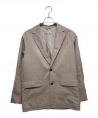 STEVEN ALANスティーブンアラン）の古着「WL GRAPH/CHECK NOTCHED LAPEL JACKET」｜グレー
