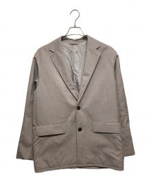 STEVEN ALAN（スティーブンアラン）の古着「WL GRAPH/CHECK NOTCHED LAPEL JACKET」｜グレー