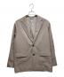 STEVEN ALAN（スティーブンアラン）の古着「WL GRAPH/CHECK NOTCHED LAPEL JACKET」｜グレー