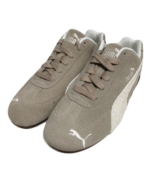 PUMA（プーマ）PUMA (プーマ) ローカットスニーカー/SPEEDCAT ELEVATED ベージュ サイズ:24.5の古着・服飾アイテム