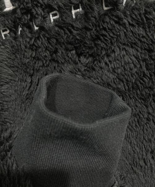 POLO RALPH LAUREN（ポロ・ラルフローレン）POLO RALPH LAUREN (ポロ・ラルフローレン) ロゴ刺繍 フリース フーディー ブラック サイズ:Sの古着・服飾アイテム