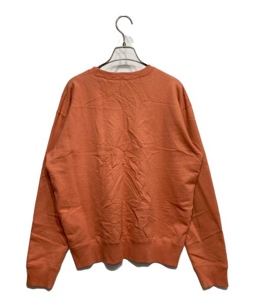 maison kitsune（メゾンキツネ）maison kitsune (メゾンキツネ) Japan Exclusive Fox Sweatshirt オレンジ サイズ:XSの古着・服飾アイテム