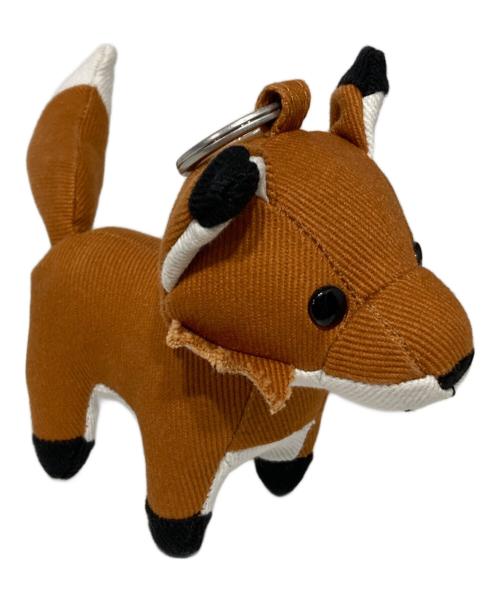 maison kitsune（メゾンキツネ）maison kitsune (メゾンキツネ) バッグチャーム/FOX BAG CHARM ブラウンの古着・服飾アイテム