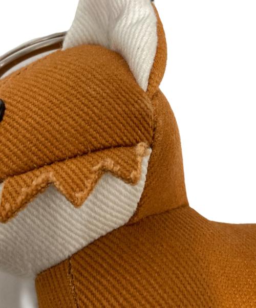 maison kitsune（メゾンキツネ）maison kitsune (メゾンキツネ) バッグチャーム/FOX BAG CHARM ブラウンの古着・服飾アイテム