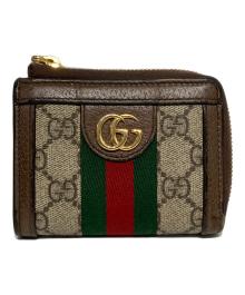 GUCCI（グッチ）の古着「GGスプリーム / シェリーラインのL字ファスナーコインケース」