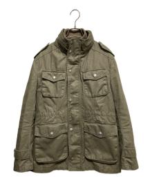 BURBERRY BLACK LABEL（バーバリーブラックレーベル）の古着「ミリタリージャケット」｜カーキ