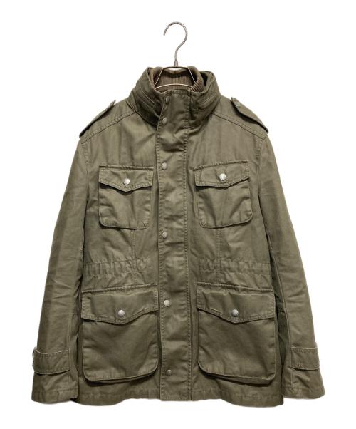 BURBERRY BLACK LABEL（バーバリーブラックレーベル）BURBERRY BLACK LABEL (バーバリーブラックレーベル) ミリタリージャケット カーキ サイズ:Mの古着・服飾アイテム