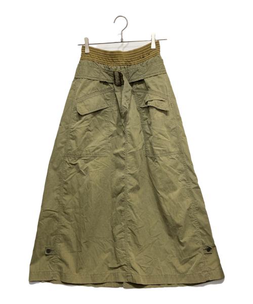 KAPITAL（キャピタル）KAPITAL (キャピタル) アビエイタースーツカットスカート グリーン サイズ:1の古着・服飾アイテム