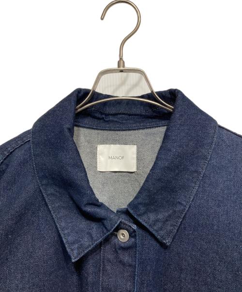 MANOF（マノフ）MANOF (マノフ) オーバーサイズデニムジャケット インディゴ サイズ:Sの古着・服飾アイテム