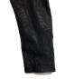 中古・古着 YOHJI YAMAMOTO (ヨウジヤマモト) 箔プリントシワ加工ジャケット ブラック サイズ:1：23000円