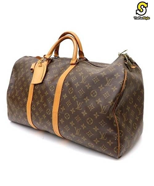 LOUIS VUITTON（ルイ ヴィトン）LOUIS VUITTON (ルイヴィトン) キーポル55 ブラウン サイズ:55 M41424 キーポル55の古着・服飾アイテム