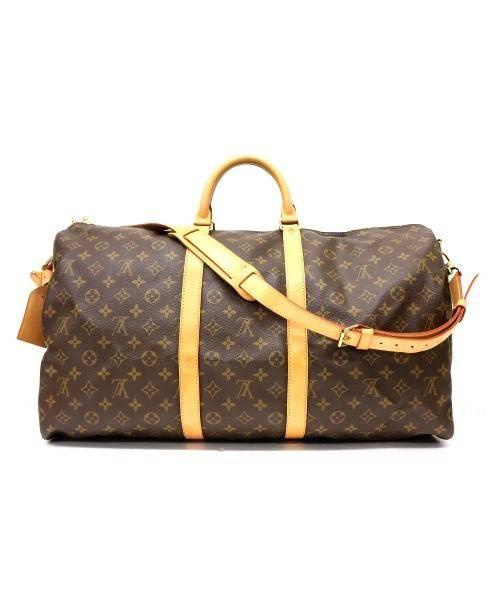 LOUIS VUITTON（ルイ ヴィトン）LOUIS VUITTON (ルイヴィトン) キーポル55 ブラウン サイズ:55 バンドリエール・キーポル55　モノグラムの古着・服飾アイテム