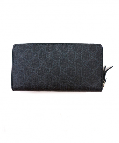 GUCCI（グッチ）GUCCI (グッチ) キングスネークプリントウォレット/長財布 ブラック 451273の古着・服飾アイテム