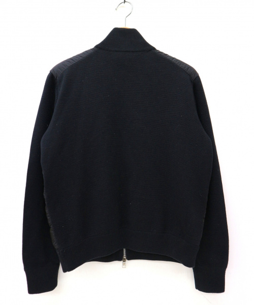 MONCLER（モンクレール）MONCLER (モンクレール) ニットスリーブライトダウンジャケット ブラック サイズ:M 19AW・「maglione tricot cardigan」の古着・服飾アイテム