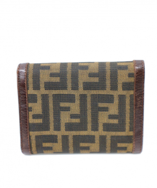 FENDI（フェンディ）FENDI (フェンディ) [OLD]2つ折り財布 ブラウンの古着・服飾アイテム