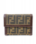FENDI（フェンディ）の古着「[OLD]2つ折り財布」｜ブラウン