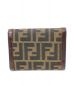 FENDI (フェンディ) [OLD]2つ折り財布 ブラウン：5800円