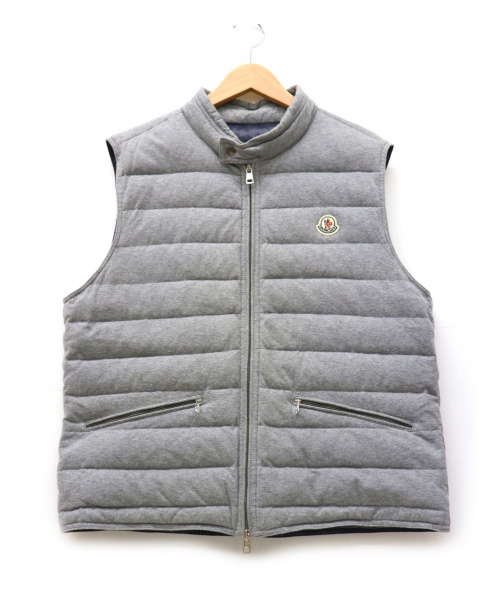 MONCLER（モンクレール）MONCLER (モンクレール) ダウンベスト グレー サイズ:5 GERARD ルーマニア製の古着・服飾アイテム