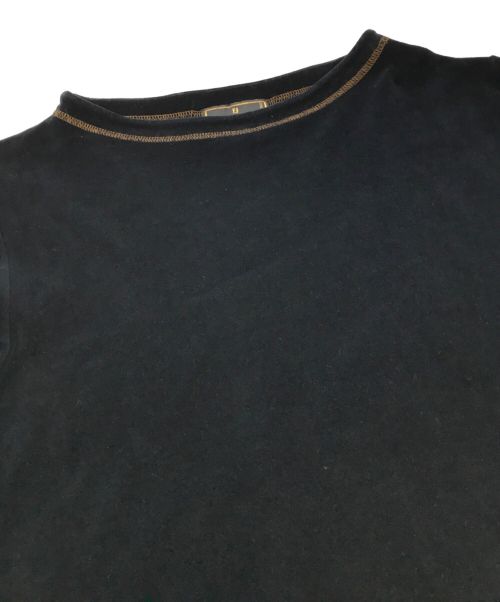 FENDI（フェンディ）FENDI (フェンディ) [OLD]FFロゴベロアカットソー ネイビー サイズ:44表記の古着・服飾アイテム