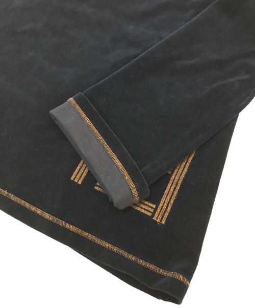 FENDI（フェンディ）FENDI (フェンディ) [OLD]FFロゴベロアカットソー ネイビー サイズ:44表記の古着・服飾アイテム